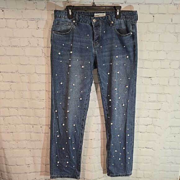 Ashley Mason Premium pearl front jeans size 13 - Picture 1 of 10
